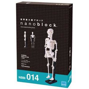 カワダ NBM-014 人体骨格 nanoblock（ナノブロック）