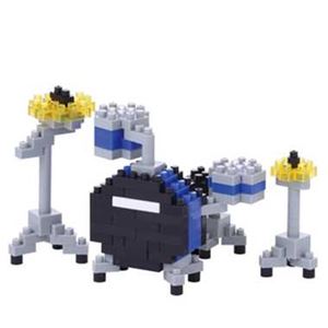 カワダ NBC_172 ドラムセット ブルー nanoblock（ナノブロック）