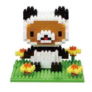 カワダ NBH_111 リラックマパンダでごろん nanoblock(ナノブロック)