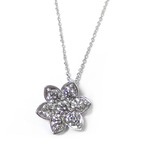 ダイヤモンド ネックレス プラチナ Pt900 1カラット 7石 ダイヤネックレス フラワー 花 ペンダント 限定1点限りの詳細ページへ