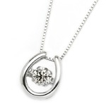 ダイヤモンド ネックレス プラチナ Pt900 0.3ct 揺れる ダイヤ ダンシングストーン ダイヤネックレス 馬蹄 ペンダントの詳細ページへ