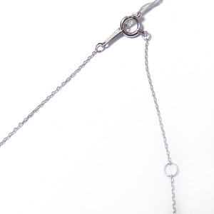 パール ネックレス 華真珠 K18 ホワイトゴールド 8mm 8ミリ珠 特殊カット技術 タヒチ真珠 ペンダント パール 真珠 40cm 長さ調節可能(アジャスター付き)