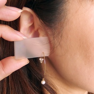 アコヤ真珠 パール ピアス K18 イエローゴールド ジプシーピアス 5mm 5ミリ珠 本真珠 真珠