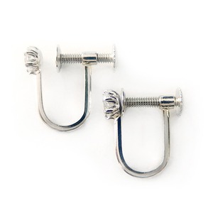 イヤリング スーパーキュービックジルコニア プラチナ Pt900 ハート＆キューピッド H＆C 0.2ctサイズ 一粒留 シンプル