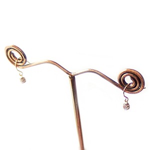 ピアス タンザナイト K18 イエローゴールド 12月 誕生石 ジプシーピアス シンプル