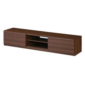 背面収納TVボード ロビン 幅150cm ローボード（テレビ台/テレビボード） ウォールナット 