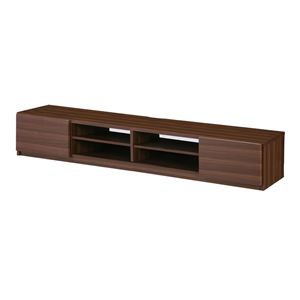 背面収納TVボード ロビン 幅180cm ローボード(テレビ台/テレビボード) ウォールナット