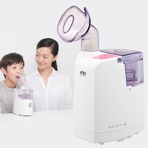 A&D(エーアンドデイ)口鼻両用 超音波温熱吸入器 ホットシャワー5 UN-135-P (ピンク)