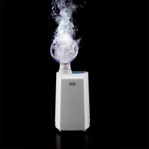 A&D(エーアンドデイ)口鼻両用 超音波温熱吸入器 ホットシャワー5 UN-135-P (ピンク)