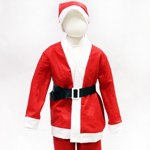 【クリスマス 衣装 コスチューム 子供用】P×P ボーイズサンタクロース サンタコスプレ子供用 ジャケット&パンツ (3 – 5才向け)