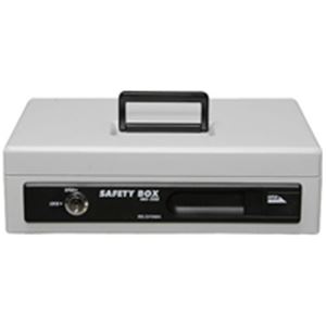 アイリスオーヤマ 手提げ金庫A5サイズグレーSBX-A5S
