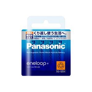(業務用30セット) Panasonic パナソニック エネループ単4 4本入BK-4MCC/4 ×30セット