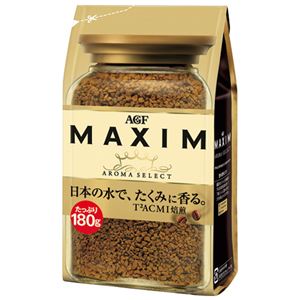 AGF マキシムインスタントコーヒー袋180g&times;12袋