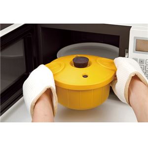 【訳あり・在庫処分】 電子レンジ圧力鍋 極み味 レッド 353-05B