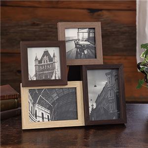 【訳あり・在庫処分】 フォトフレーム4オープン 367-08B