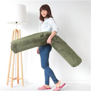 ラグマット 洗える 長方形（200&times;300cm） アイボリーホワイト 【やさしいマイクロファイバーシャギーラグ】 〔北欧風 丸洗い カーペット〕