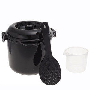 電子レンジ専用炊飯器 備長炭入りでふっくら 簡単・時短 ちびくろちゃん 2合炊き