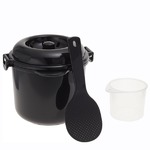 電子レンジ専用炊飯器 備長炭入りでふっくら 簡単・時短 ちびくろちゃん 2合炊きの詳細ページへ