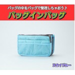 バッグインバッグ BAG IN BAG 全12色 スカイブルーの詳細ページへ