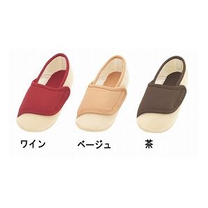 介護靴 室内用 ワイドベルト 2219 両足 徳武産業 あゆみシリーズ/S(20.5〜21.5cm) ワイン