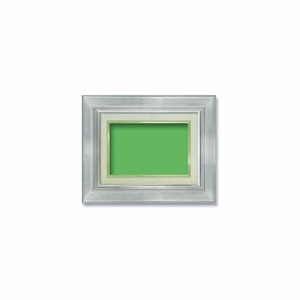 【油額】油絵額・キャンバス額・金の油絵額・銀の油絵額 ■7711 F0号(180×140mm)「シルバー」