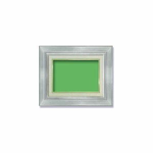 【油額】油絵額・キャンバス額・金の油絵額・銀の油絵額　■7711 SM(227&times;158mm)「シルバー」