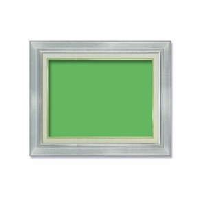 【油額】油絵額・キャンバス額・金の油絵額・銀の油絵額　■7711 F6号(410&times;318mm)「シルバー」