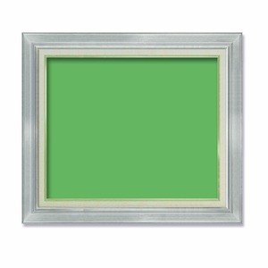 【油額】油絵額・キャンバス額・金の油絵額・銀の油絵額　■7711 F12号(606&times;500mm)「シルバー」