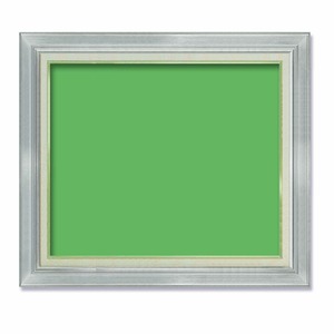 【油額】油絵額・キャンバス額・金の油絵額・銀の油絵額　■7711 F15号(652&times;530mm)「シルバー」