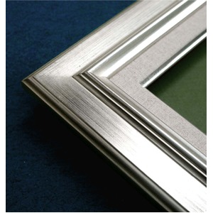 【油額】油絵額・キャンバス額・金の油絵額・銀の油絵額　■7711 F20号(727&times;606mm)「シルバー」