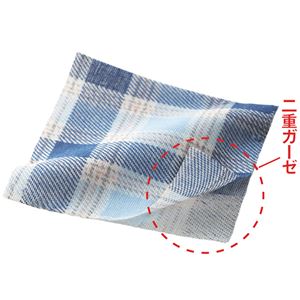 日本製2重ガーゼのやわらかパジャマ 【ブルー 5L ： 5L】