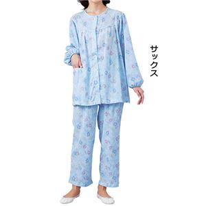 高島ちぢみの涼やかパジャマ 【サックス 4L ： 4L】