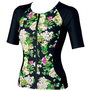 アクアウエアトップス 袖付 【グリーン M ： M】