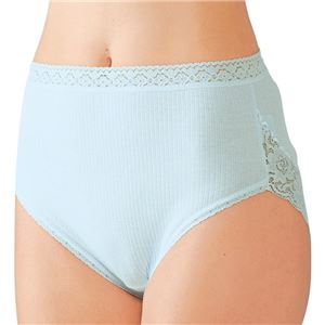 日本製肌ざわりいい綿100%安心ショーツ3色組 【L ： L】