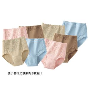 安心ショーツレギュラーセット 【8枚組 3L : 3L】