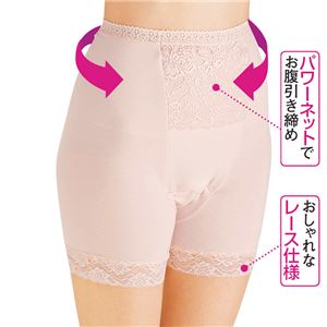 お腹すっきり2分丈安心パンツ3色組 【M ： M】