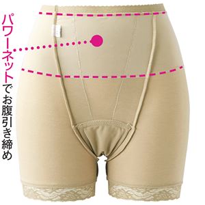 お腹すっきり2分丈安心パンツ3色組 【7L ： 7L】