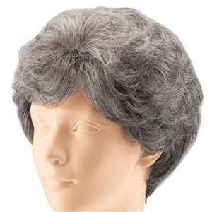 ソフィアン・軽量総手植ヘアウィッグ プラチナソフト・白髪60%【M： M】