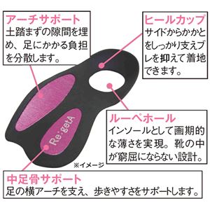 リゲッタ スタッズパンプス ブラウン【3： L(24.0〜24.5cm)】