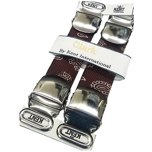 トラッド　西陣シルクアームガーター ハンドメイド ペイズリーシリーズ　ダークブラウン