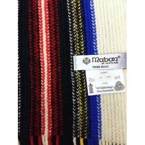英国製　Maban メイバン マフラー正規輸入品　ホワイト