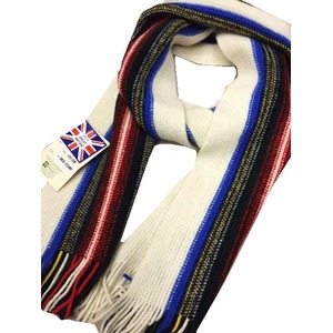 英国製　Maban メイバン マフラー正規輸入品　ホワイト
