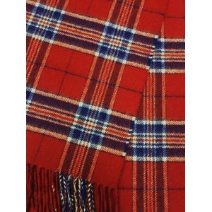 英国製　JOHNSTONS　ジョンストンズ マフラー正規輸入品　レッド