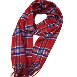 英国製　JOHNSTONS　ジョンストンズ マフラー正規輸入品　レッド