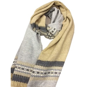 英国製　JOHNSTONS  ジョンストンズマフラー正規輸入品　OATMEAL