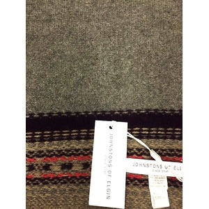 英国製　JOHNSTONS  ジョンストンズマフラー正規輸入品　Mid GLEY