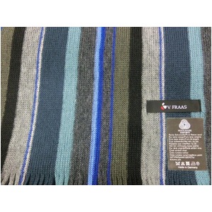 Made In Germany　ウール100％マフラー  グリーン