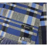 Made In Germany　ウール100％マフラー  ブルーチェックの詳細ページへ