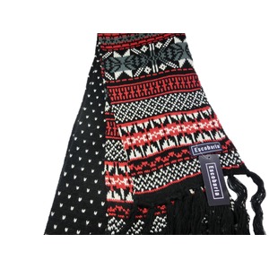 Escobaria マフラー　ショート幅肉厚ブラック 