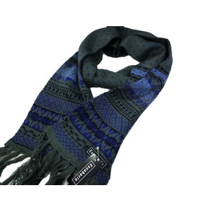 Escobaria マフラー　ショート幅肉厚グレー 